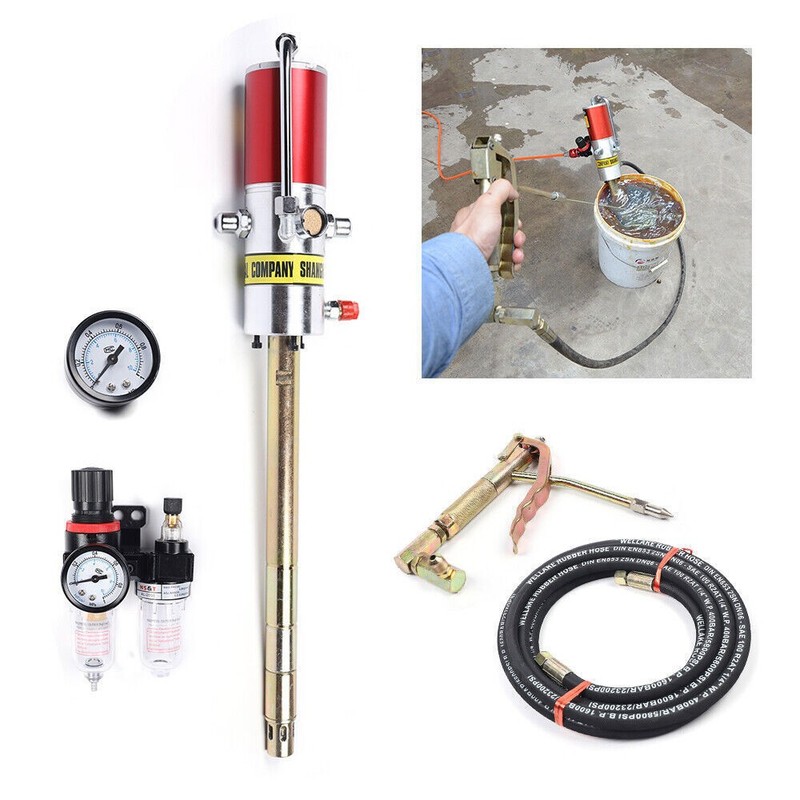 5 Gallon High Pressure Air Operated Grease Pump w/Pressure Regulating Valve gallery
