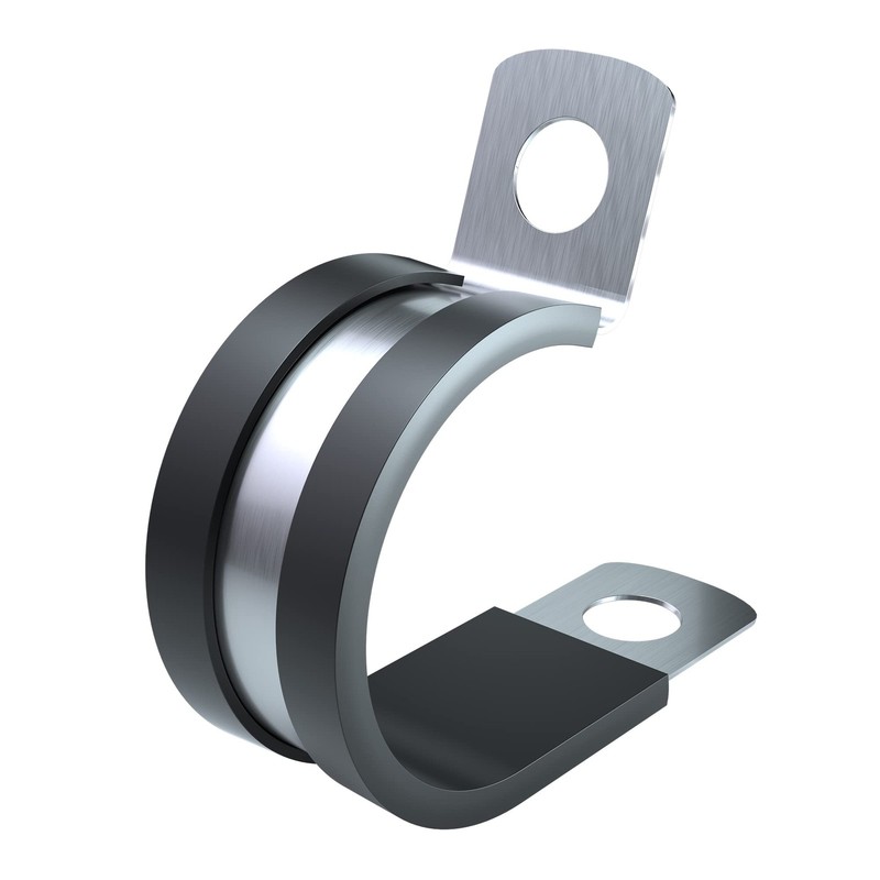 3/4 Inch Cable Clamp – 20 Pack Stainless Steel Wire Clamp, 3/4″(20MM), Silver