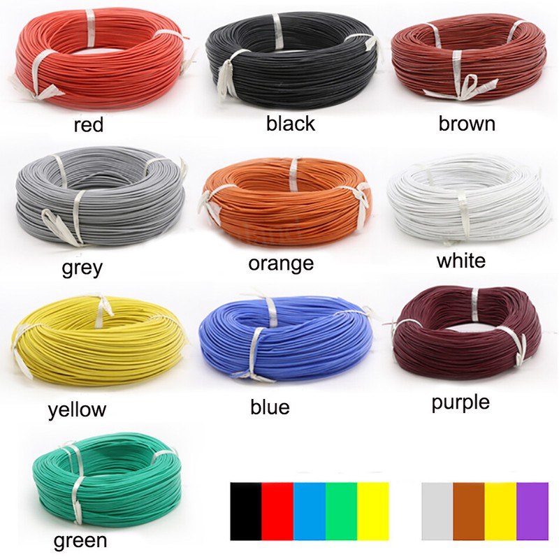 14/16/18/20/22/24/26/28/30AWG Wire 0.08mm UL Standed Silicone Flexible RC Cable