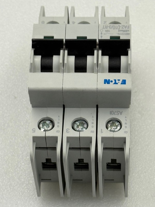 Eaton FAZ-D10/3-RT Moeller Series 3 Phase Circuit Breaker New in Box Surplus gallery