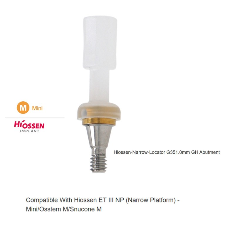 US Dental Attachment Locator Abutment for HIOSSEN ET ZEST Legacy anchor OSS