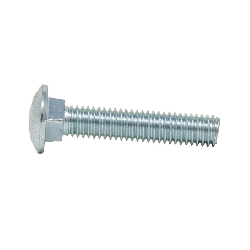 1/2″-13 x 5-1/2″ Zinc Carriage Bolt, Grade 307A, Full Thread – Qty 25