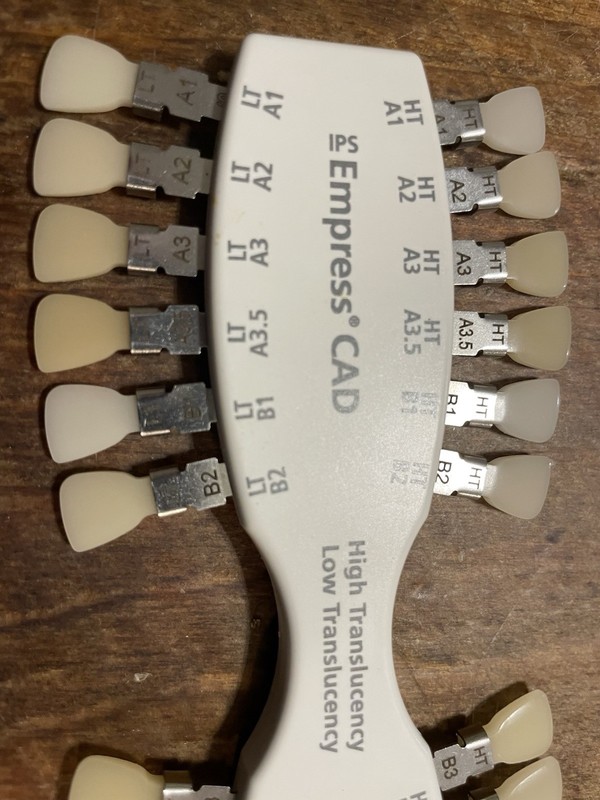 CEREC IPS EMPRESS CAD High & Low Translucency Shade Guide - Complete gallery