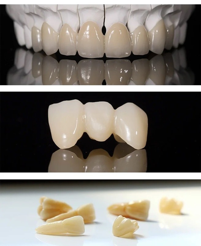 US Dental Lithium Disilicate Glass Ceramic Blocks C14 HT CAD CAM CEREC Blocks gallery