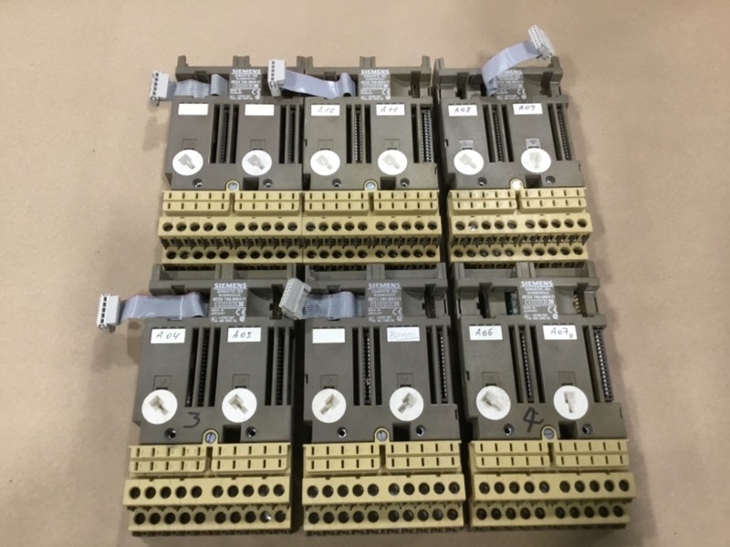 Lot Of 6 Siemens Simatic S5 6ES5 700-8MA11 Bussmodule #05A36