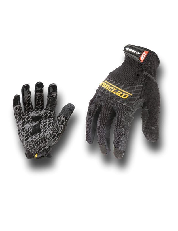 IRONCLAD Box Handler Silicon Fused Palm High Grip Safety Work Gloves S M L XL
