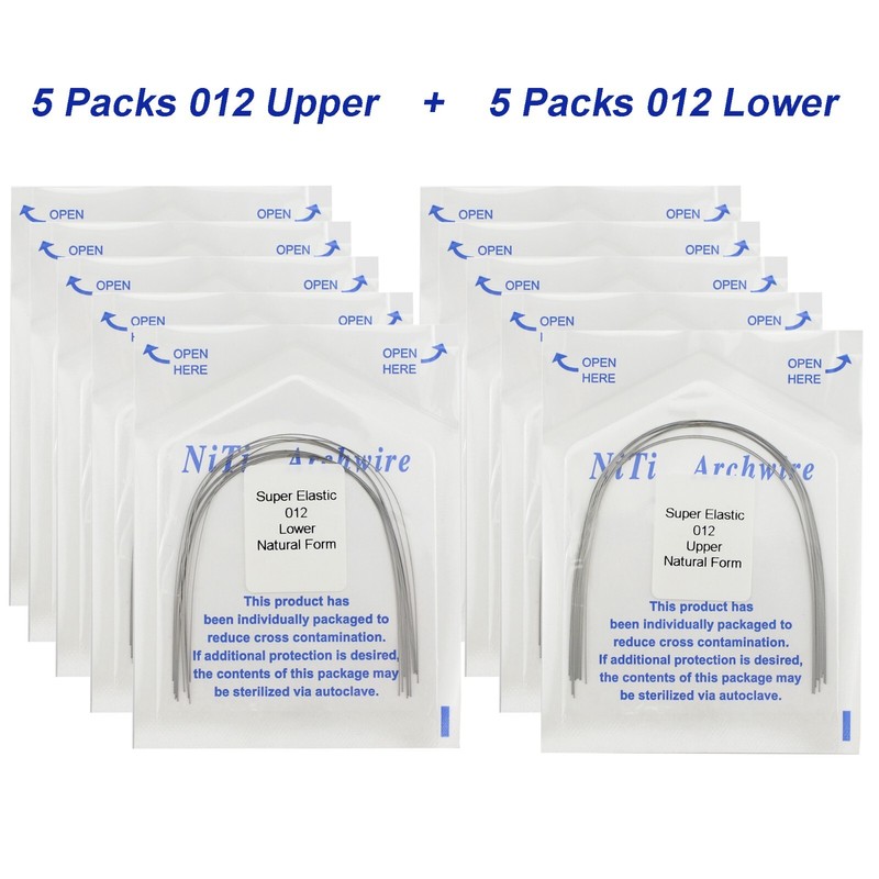 100PCS Dental Orthodontic Arch Wire Niti Natural Form Round Rectangular 16x22 14 gallery