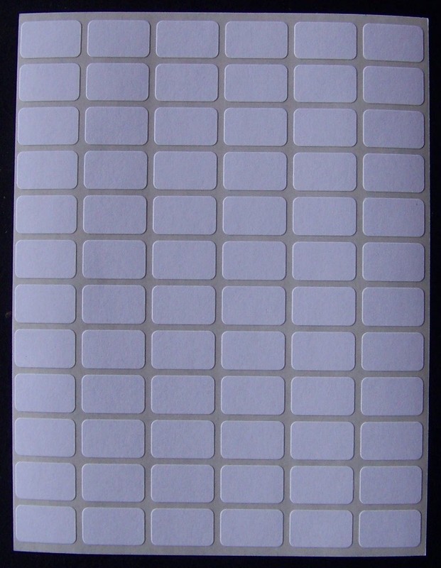 500 All Purpose Removable Adhesive Price Labels Tags Stickers 3/8” x 5/8”