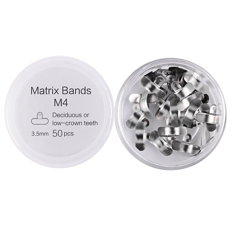 Dental Metal Matrices Sectional Molar Matrix Refill Soft Band (Choose Size/Qty)