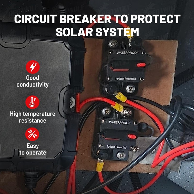 50A Amp Circuit Breaker for Boat Trolling Motor Marine ATV Vehicles Stereo Au... gallery