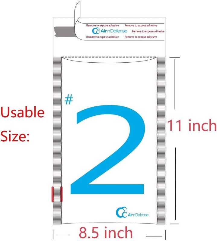 200 #2 8.5x12 Kraft Bubble Padded Envelopes Mailers Shipping Bags AirnDefense gallery