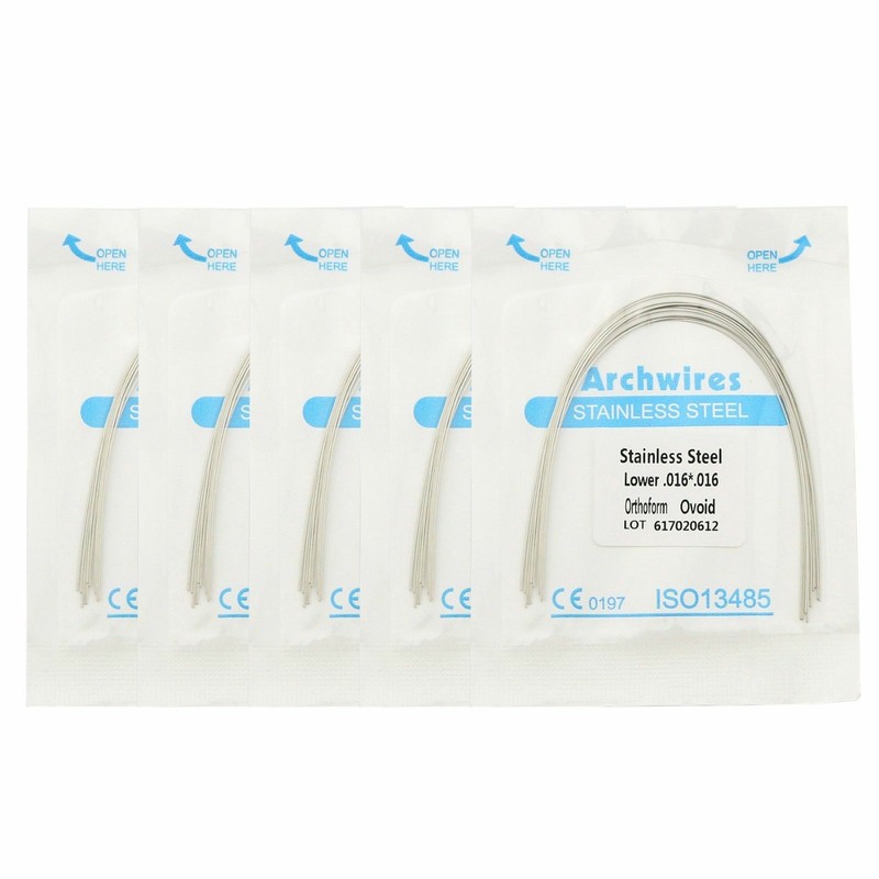 10 Pcs Dental Orthodontic Rectangular Niti/Steel/Thermal Activated Arch Wire gallery