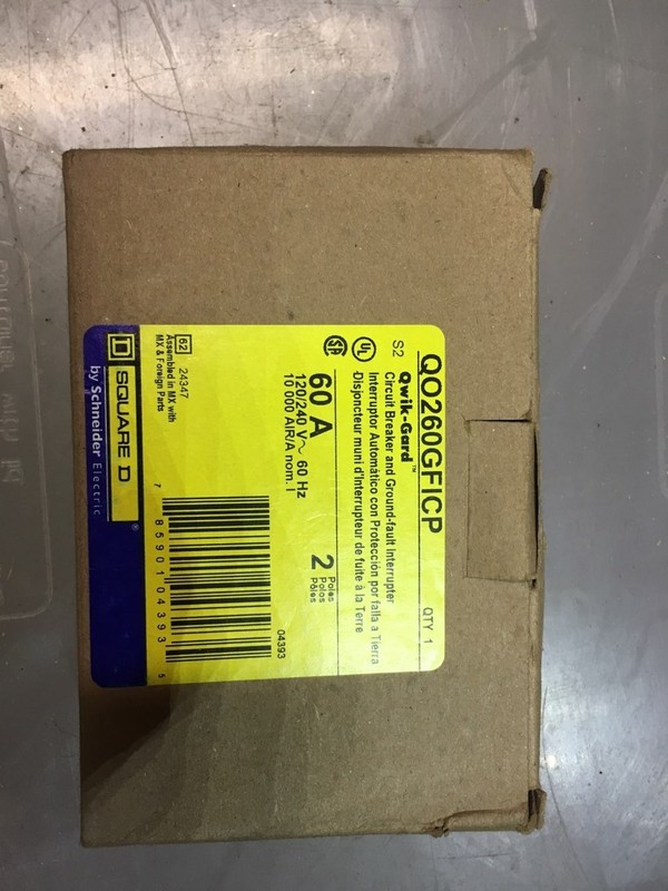 Square D HOM250GFICP 50 A Miniature Circuit Breaker