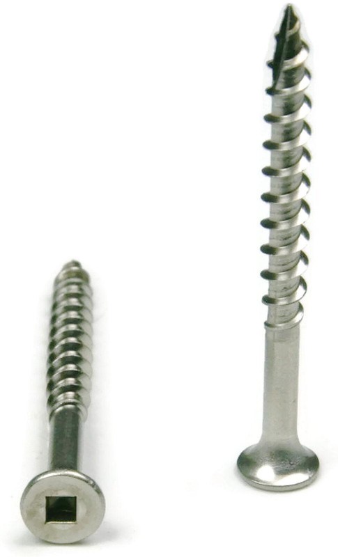 #8 x 2" Stainless Steel Deck Screws Square Drive Wood & Composite All Qty's. gallery