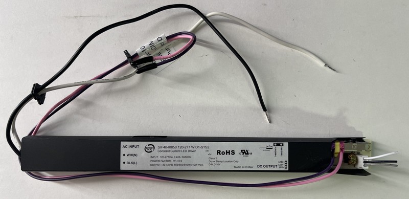 NEW 2PCS SIMON QUIC SIF40-I0850 120-277V 40W LED DRIVER SELECTABLE POWER & COLOR