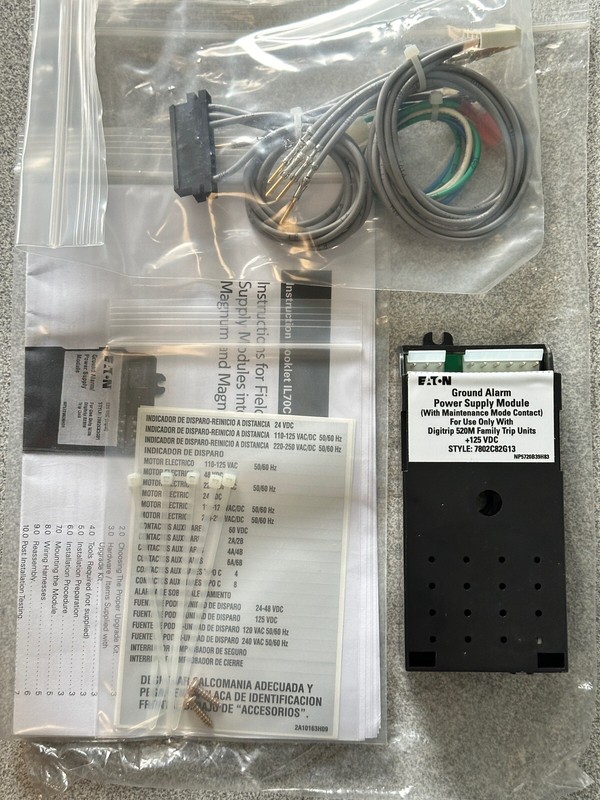 NEW Eaton 7802C82G13 Ground Alarm with Power Supply Module MagnumDS MagnumSB MDS