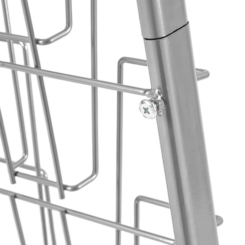 10Tier Floor Standing Literature Rack Brochure Magazine Display Holder Stand gallery
