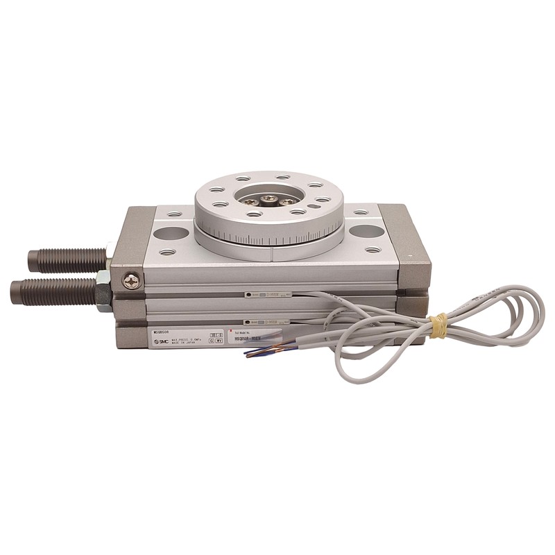 SMC MSQB50R-M9BW Pneumatic Rotary Table, 0-190°, ø50mm Bore, 0.1-0.6MPa, Rc1/8 gallery