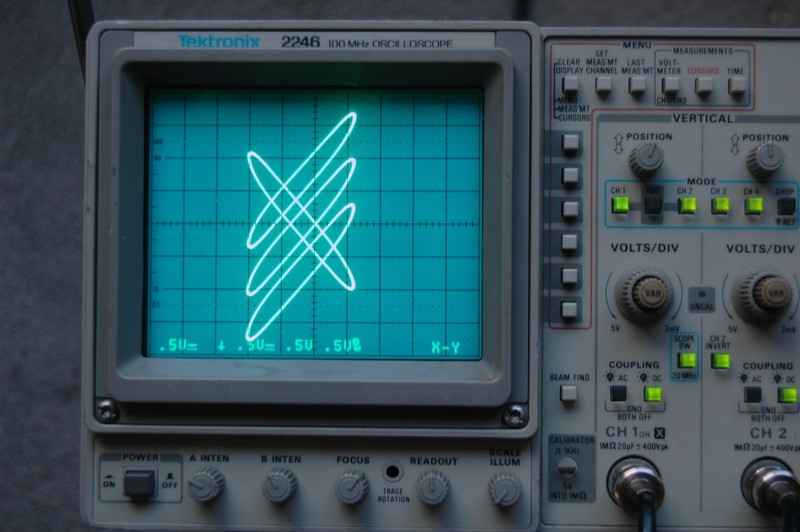 Tektronix 2246 1Y Four Channel 100 MHz Oscilloscope, two probes, power cord gallery