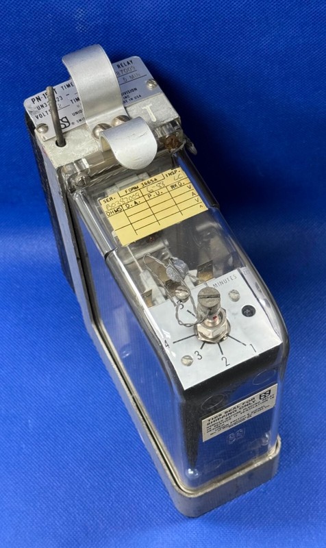 Union Switch & Signal PN-150T Time Element D.C. Relay 1/2-5 Min 12 Volts gallery