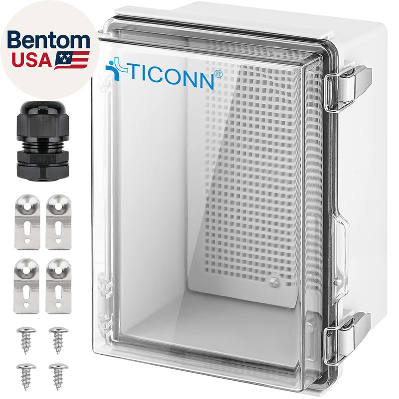 Outdoor Electrical Box Waterproof, Junction Box IP67 ABS Plastic Enclosure with