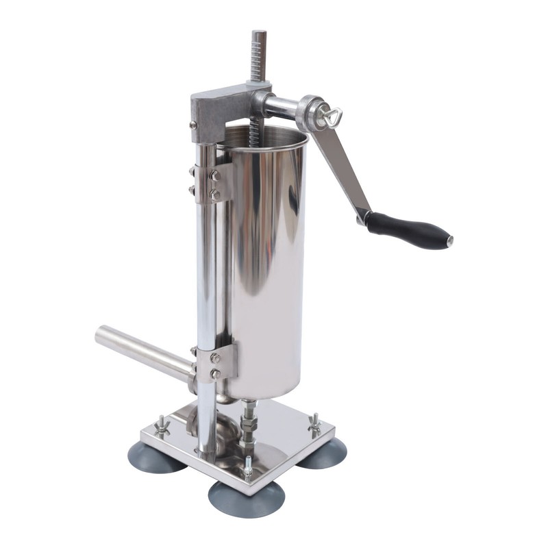 Manual Sausage Filler Sausage Filling Machine Stainless Steel Metal Sausage Filler 3L Standing