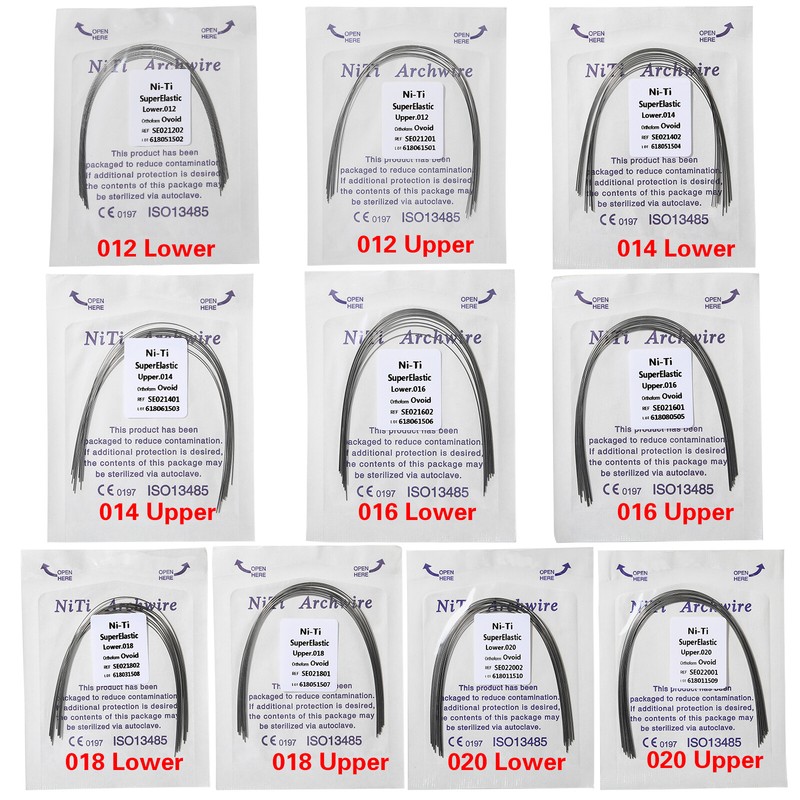 Dental Orthodontic Arch Wire Round Heat Thermal Activated/Niti/Stainless Steel