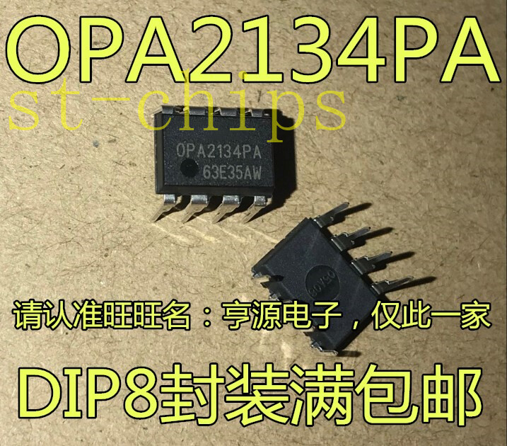 5Pcs OP AMP IC BB/TI DIP-8 OPA2134PA OPA2134 100% genuine and high qualit #K1995