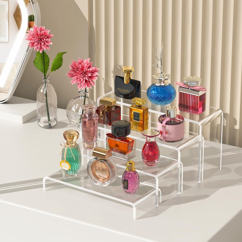 HeavyDuty Acrylic Display Risers 7 Inch 8 Inch Clear 6 Pcs for Collection gallery