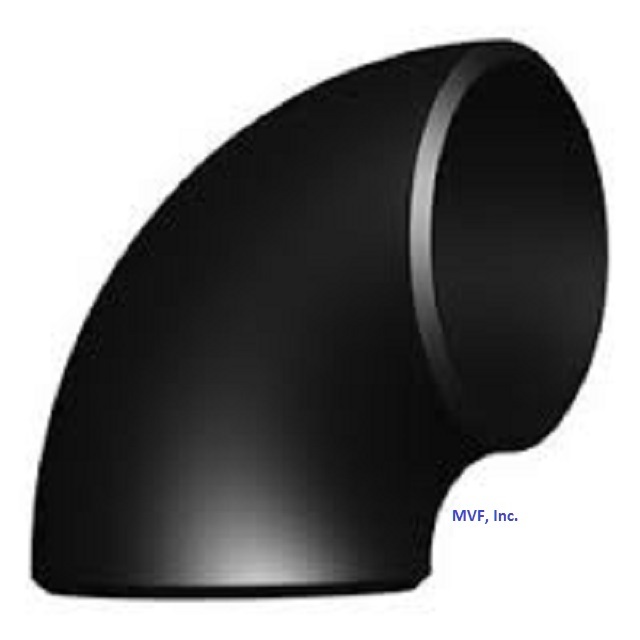 2-1/2" Schedule 40 Short Radius Butt Weld 90° Elbow WPB Carbon Steel B011021 gallery