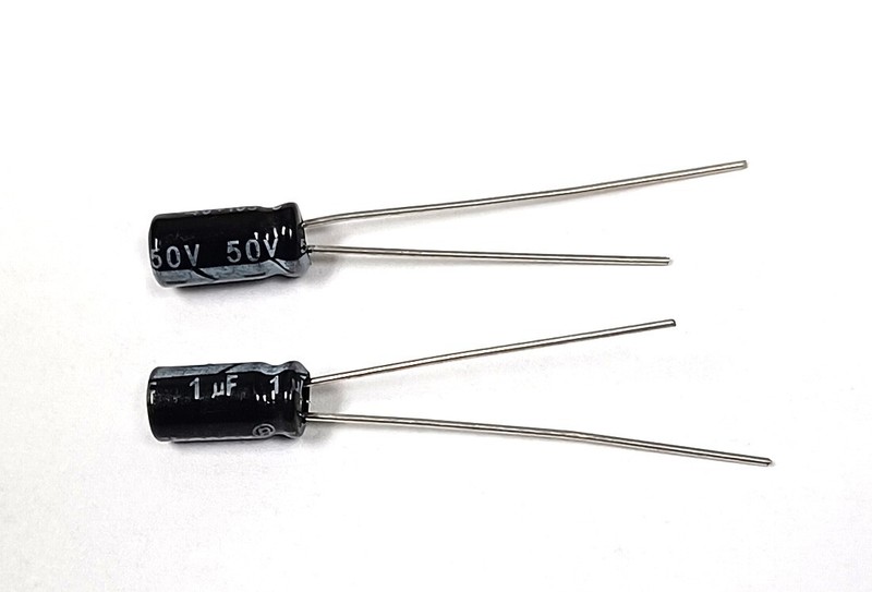 2 pcs 1uF 50V Capacitors, New, Free Shipping in USA gallery