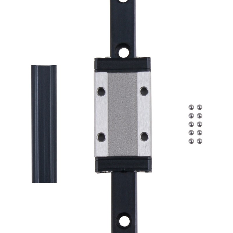 MGN9H MGN12H Miniature Linear Rail Guide 200mm-650mm+ Slide Block Black CNC DIY gallery