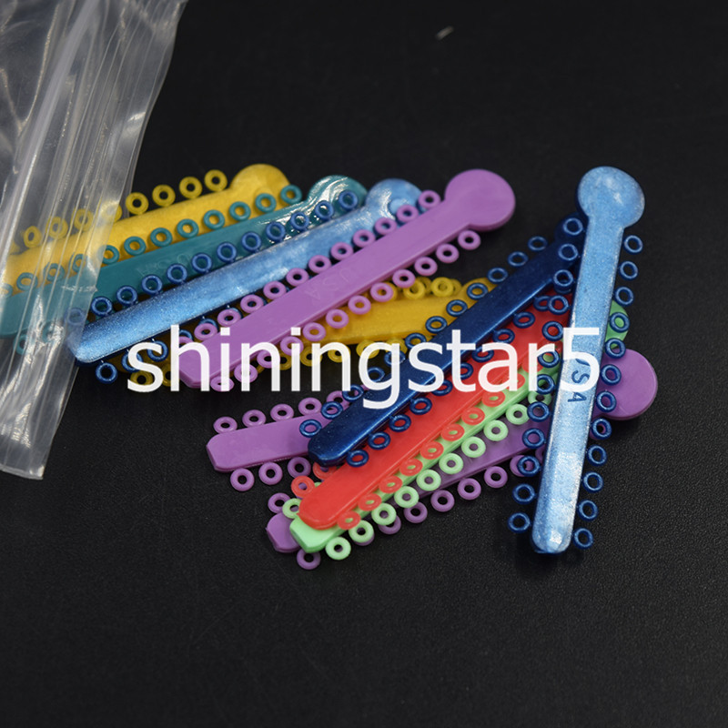 1040 Dental Orthodontic Ligature Ties Elastics Rubber Band Ligaduras Elastomeric gallery