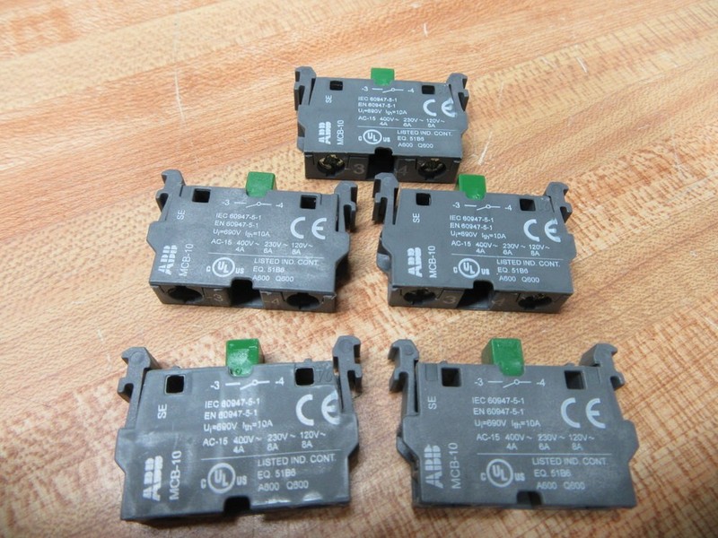 ABB MCB-10 Contact Block MCB10 1SFA611610R1001 (Pack of 3) gallery