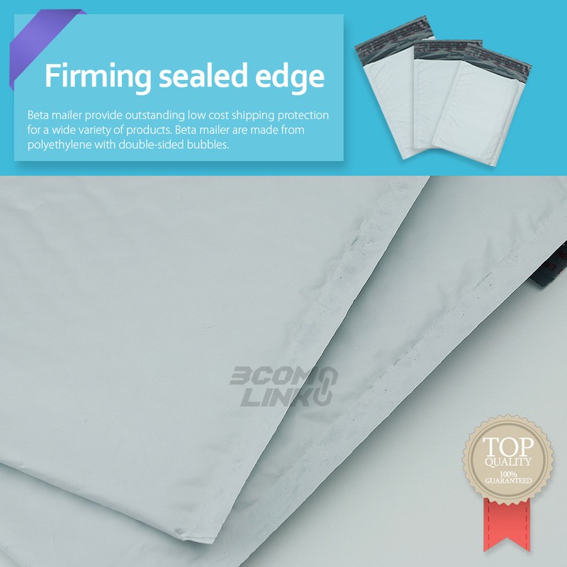 #000 4x8 (4x7) Poly Bubble Mailer Self Padded Envelope Bag 25,50,100,250,500 Pcs gallery