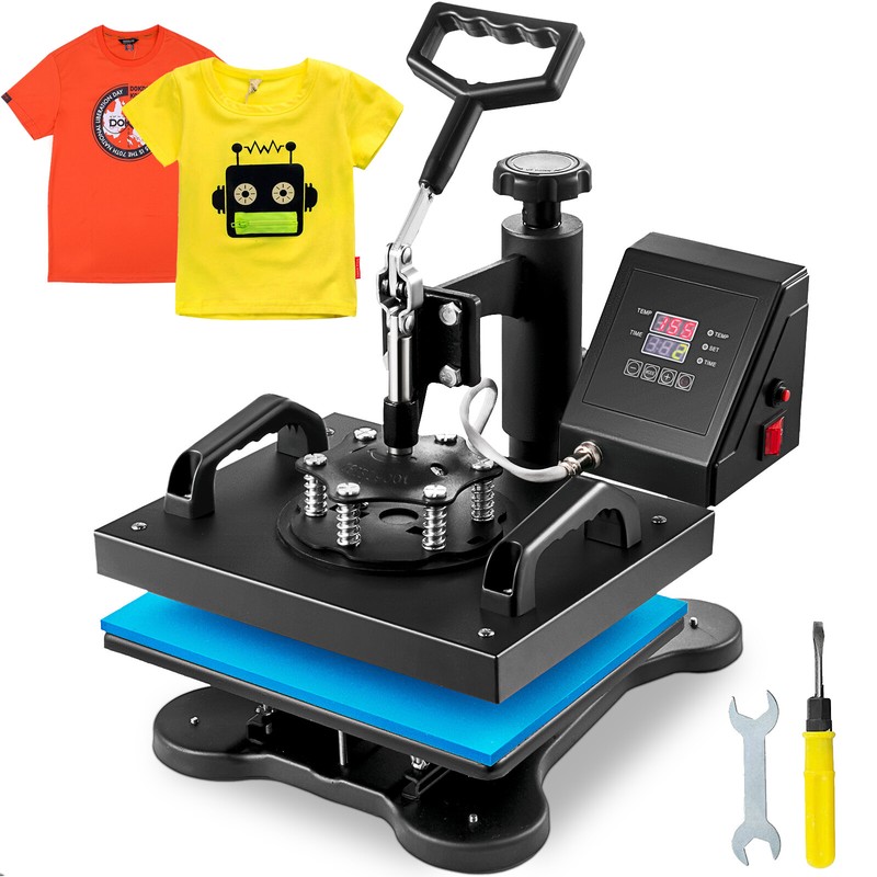 Digital Heat Press Machine T-shirt Sublimation Printer Transfer Pressing 12X10″