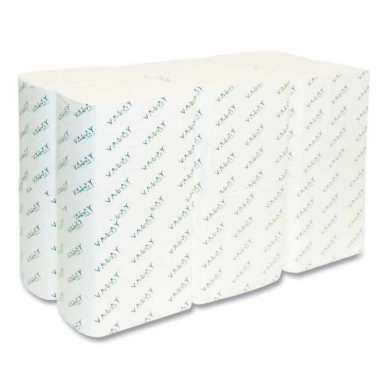 Morcon Paper 4545VN Valay 6.5" x 8.25" Interfolded Napkins - Wht (6,000/CT) New gallery
