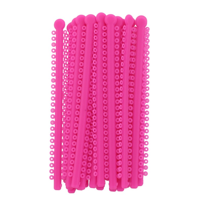 1000Pcs Dental Orthodontic Ligature Ties Braces Elastic Rubber Bands Multi-Color gallery
