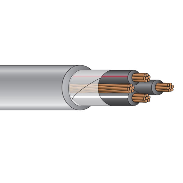 3-3-3-5 Copper SER Service Entrance Cable Gray PVC Jacket (115 Amp) 600V gallery