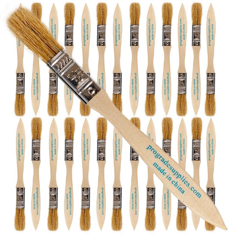 24Pk – 1/2″ Chip Brushes for Paints, Stains, Varnishes, Glues & Gesso
