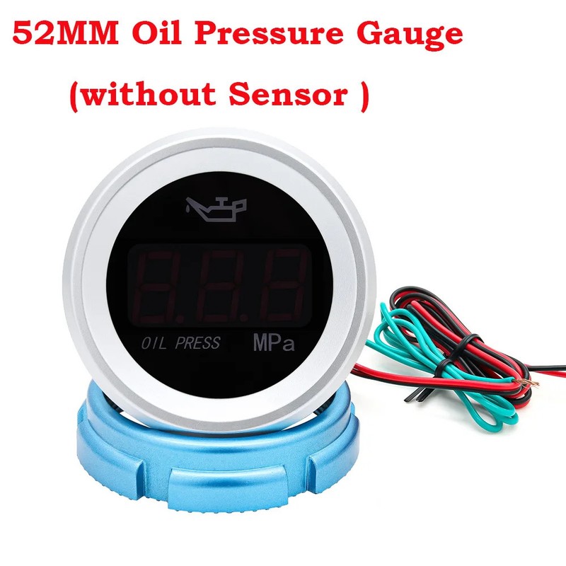 52mm Water Temp Gauge Fuel Level Oil Pressure Gauge for Boat Car Truck 12V/24V gallery