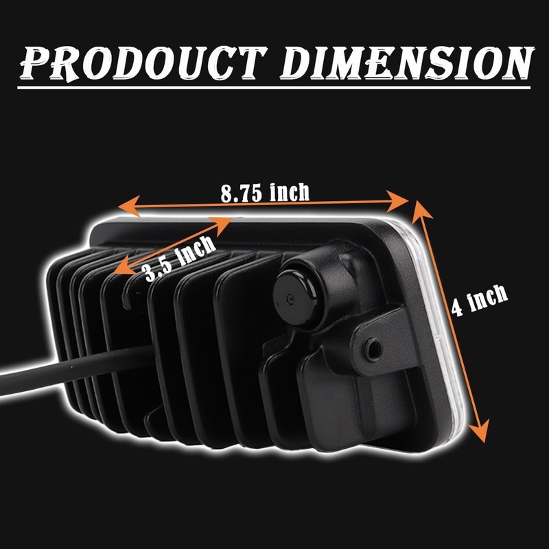 4pcs 40W LED Work Light Headlights V0511-53510 For Kubota SVL Series Skid Steer gallery