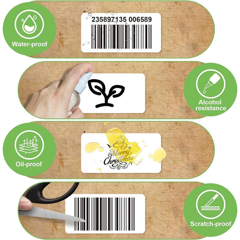 Direct Thermal Shipping Label 4x6 2x2 3x2 4x3 3x1 2.25x1.25 For Zebra Printer gallery