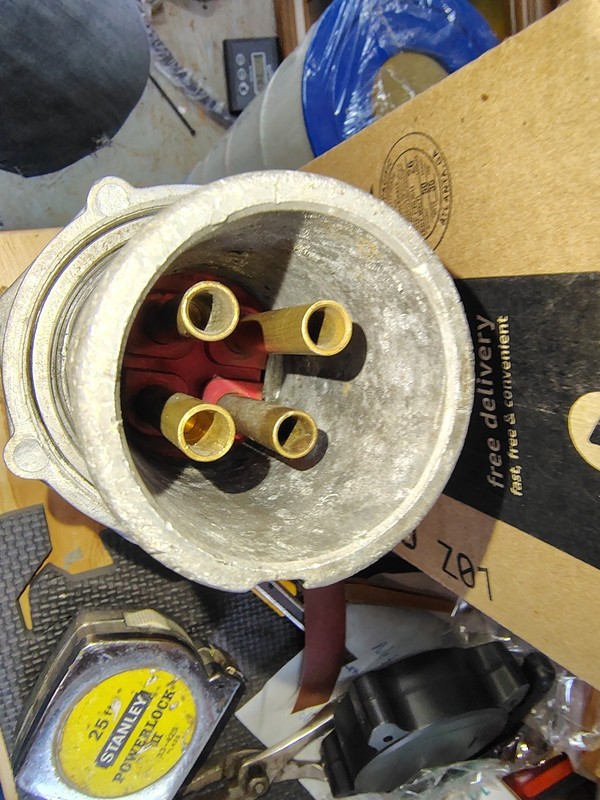 Cooper Crouse-Hinds APJ6485 60A 600V 3 Wire 4 Pin. Model M4 Cleaned Wire Plug gallery