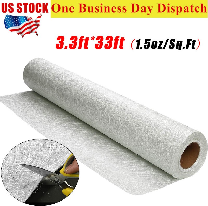 1 Roll Fiber glass Chopped Strand Mat 40inch x 11Yard Roofing Boat Marine Repair