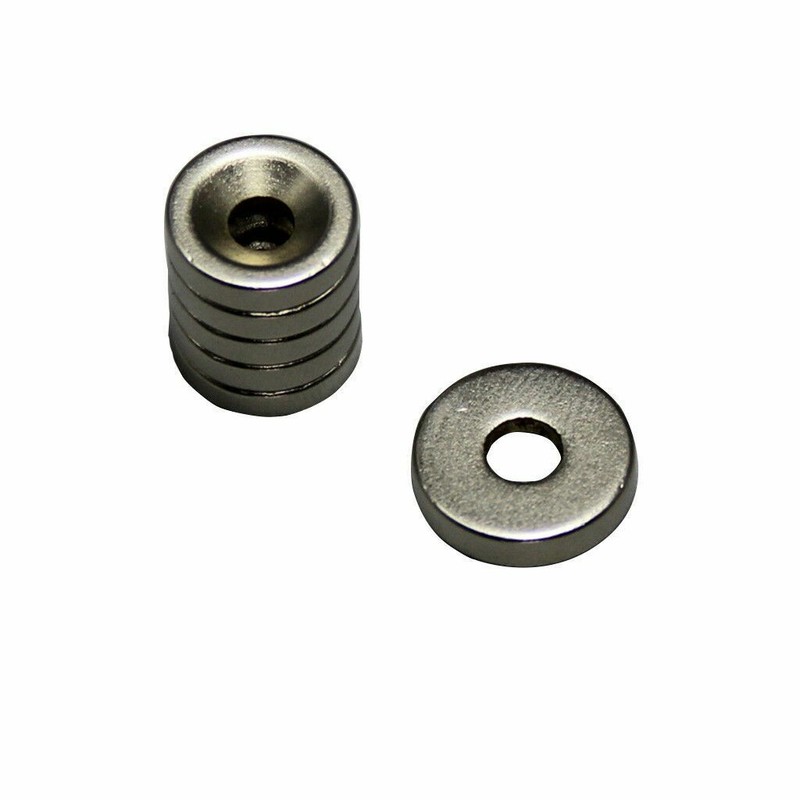N35 Countersunk Ring Round Disc Strong Magnets Rare Earth Neodymium Hole gallery