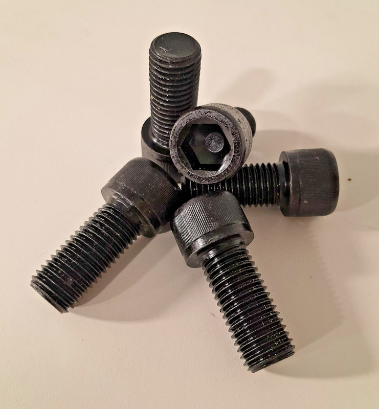 Lot of 5 – M20-2.5 x 45mm – Socket Head Cap Screw Allen Bolt – Grade 12.9