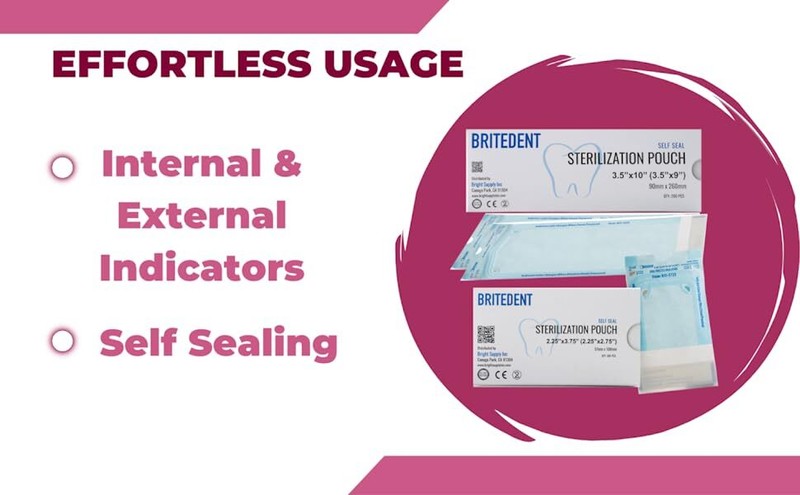 Self Seal Sterilization Pouches - Autoclave Sterilizer Bags 12 x 19 Tattoo gallery