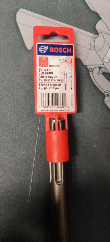 Bosch SDS-Max Shank Clay Spade - 17" gallery