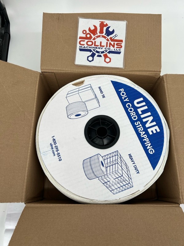 U-Line S-5002: 1/2″ x 3900′ Polyester Cord Strapping Roll 700 lb. Break Strength